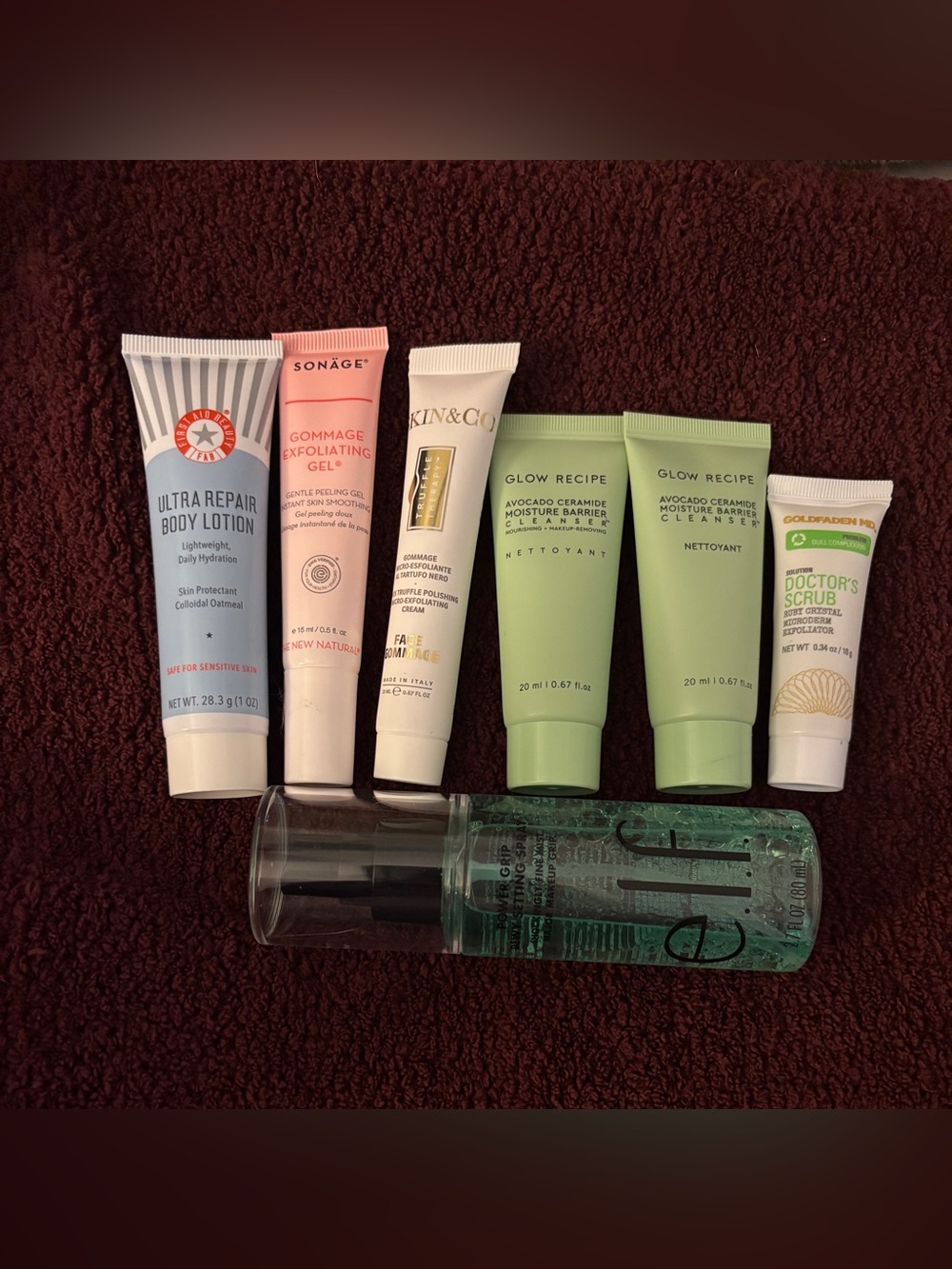 Assorted Skincare Bundle with Glow Recipe Avocado Cleansers